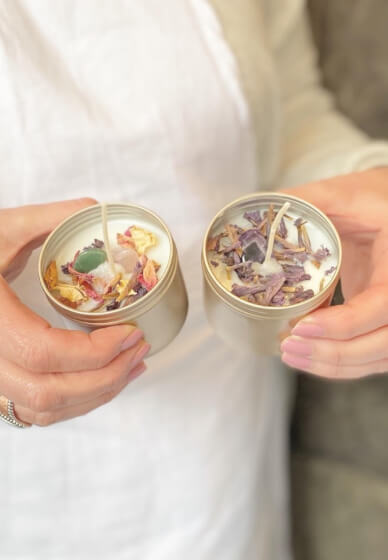 Crystal Soy Wax Candle Making Workshop