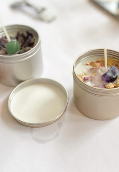 Crystal Soy Wax Candle Making Workshop