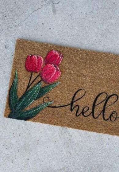Custom Doormat Painting Workshop