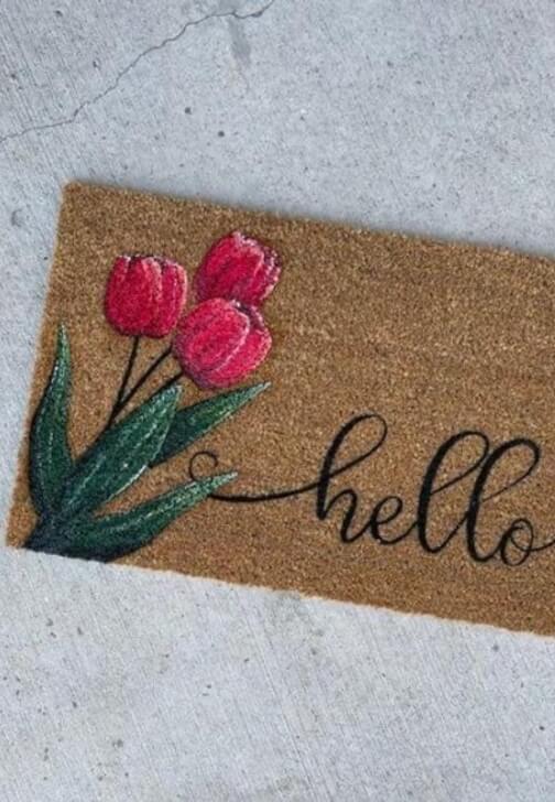 Custom Doormat Painting Workshop