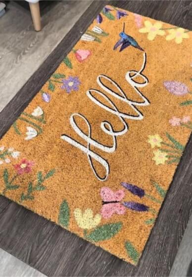 Custom Doormat Painting Workshop
