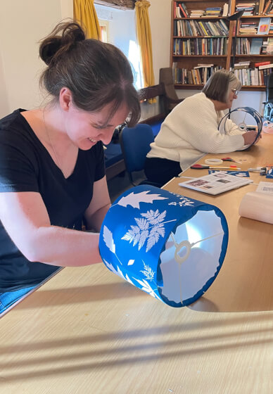 Cyanotype Lampshade Workshop