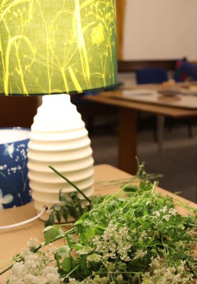 Cyanotype Lampshade Workshop