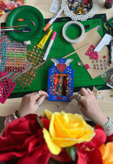 Decorate a Photo Shrine - a Joyful Craft Workshop