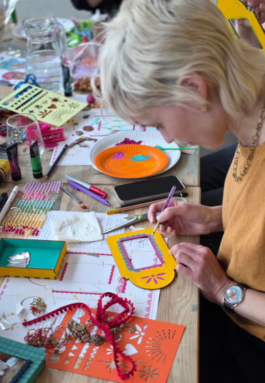 Decorate a Photo Shrine - a Joyful Craft Workshop