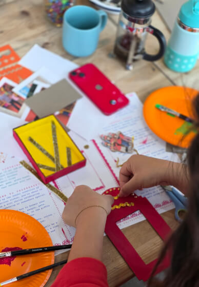 Decorate a Photo Shrine - a Joyful Craft Workshop
