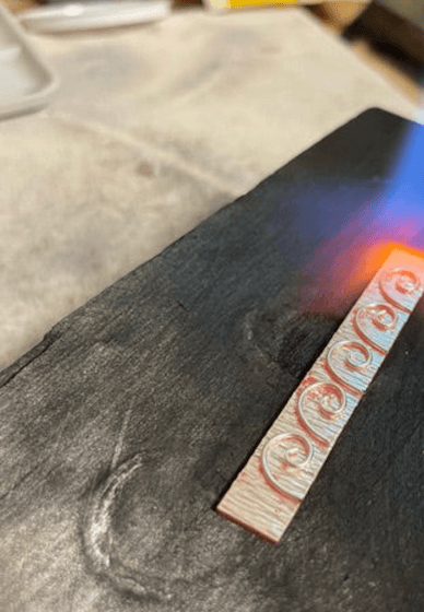 Decorative Surface with Argentium Silver Workshop