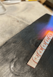 Decorative Surface with Argentium Silver Workshop