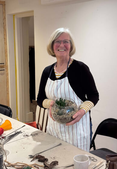 Desert in a Glass: Open Terrarium Workshop with Cacti and Succulent