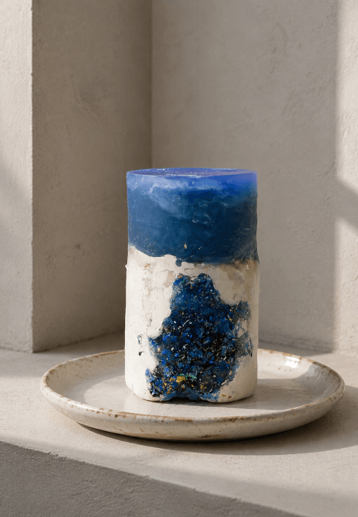 Design and Build Your Own Crystal Geode Candle Pillar