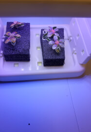 Dip Resin Wire Flowers Earrings Workshop