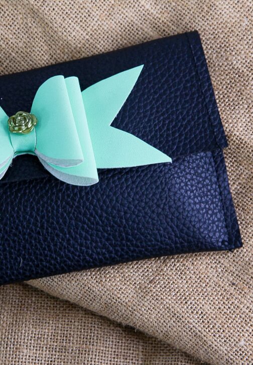 DIY Bow Purse Craft Kit – Make Your Own Faux Leather Bag at Home