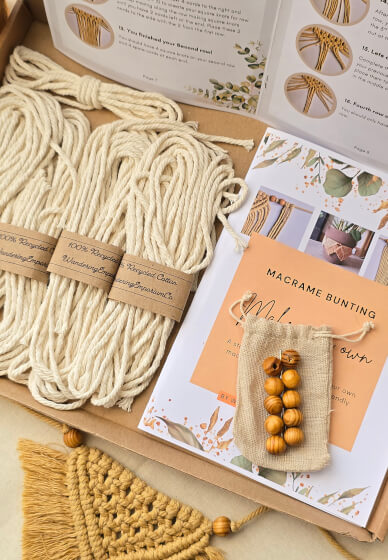 DIY Macrame Bunting Kit