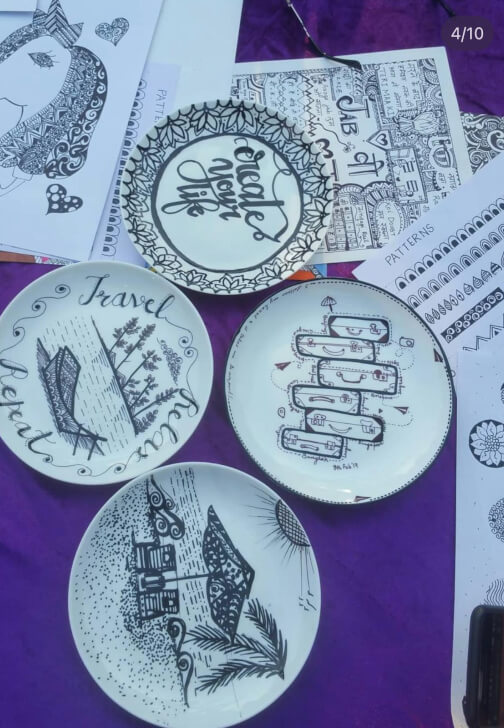 Doodle Art on Mug Workshop
