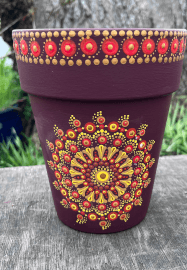 Dot Mandala Flower Pots Workshop