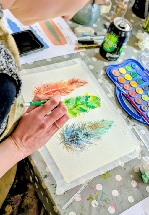 Drawing and Painting Techniques Course with Sally
