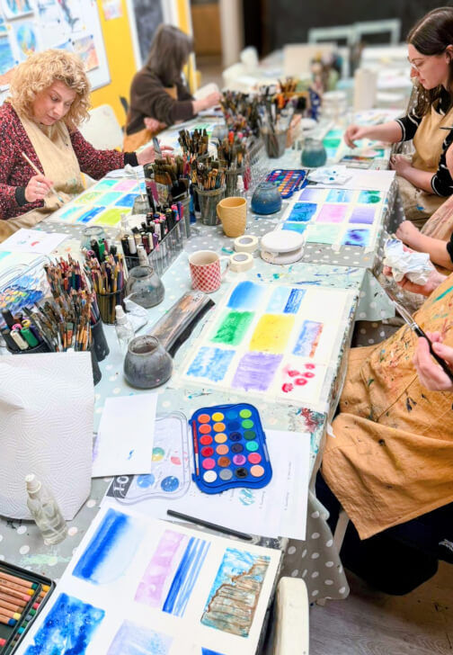 Drawing and Painting Techniques Course with Sally