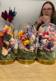 Dried Flower Bell Jar Workshop