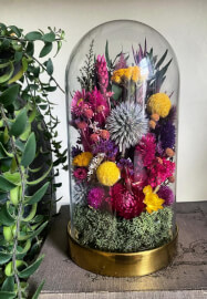 Dried Flower Bell Jar Workshop