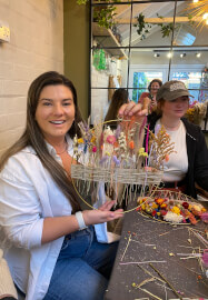 Dried Flower Hoop Wreath Workshop