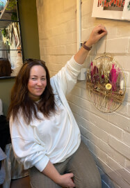 Dried Flower Hoop Wreath Workshop