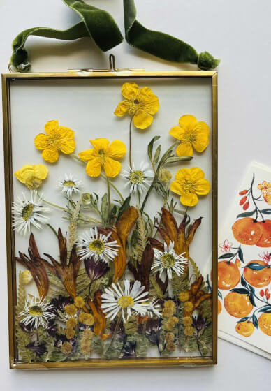 Dried Pressed Flower Frame Workshop