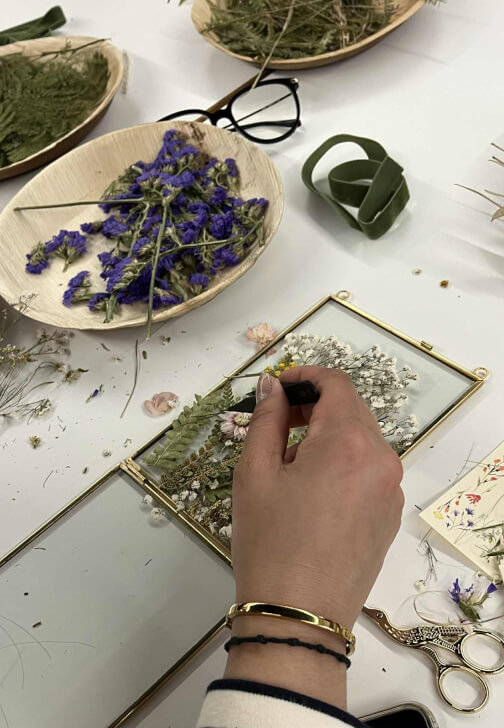 Dried Pressed Flower Frame Workshop