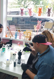 Drip Bear Paint Pouring Bear Workshop