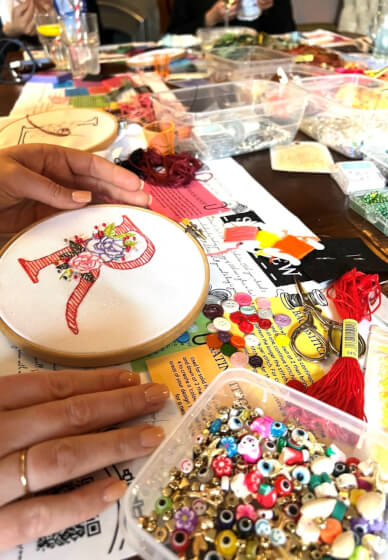 Earth and Sea Embroidery Workshop