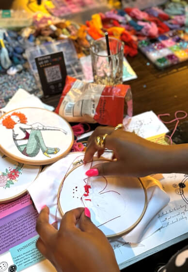 Earth and Sea Embroidery Workshop