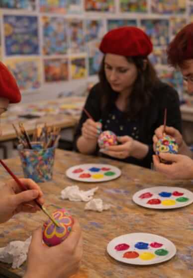 Easter Egg Painting: FreeFlow Special Class