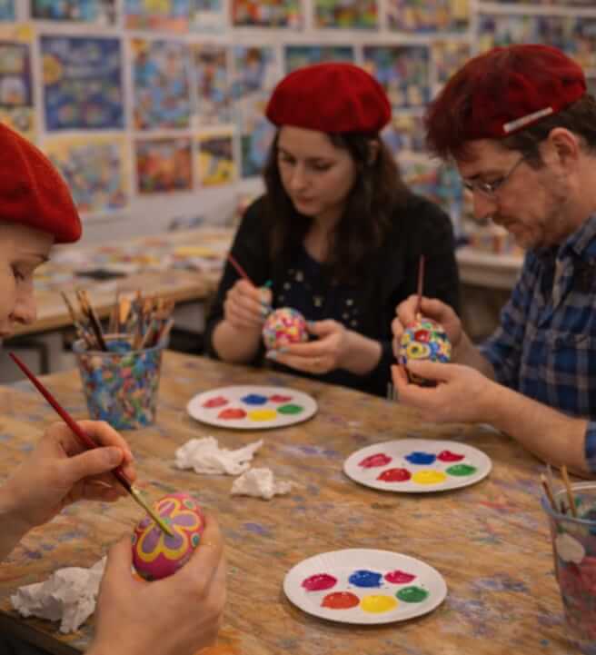 Easter Egg Painting: FreeFlow Special Class