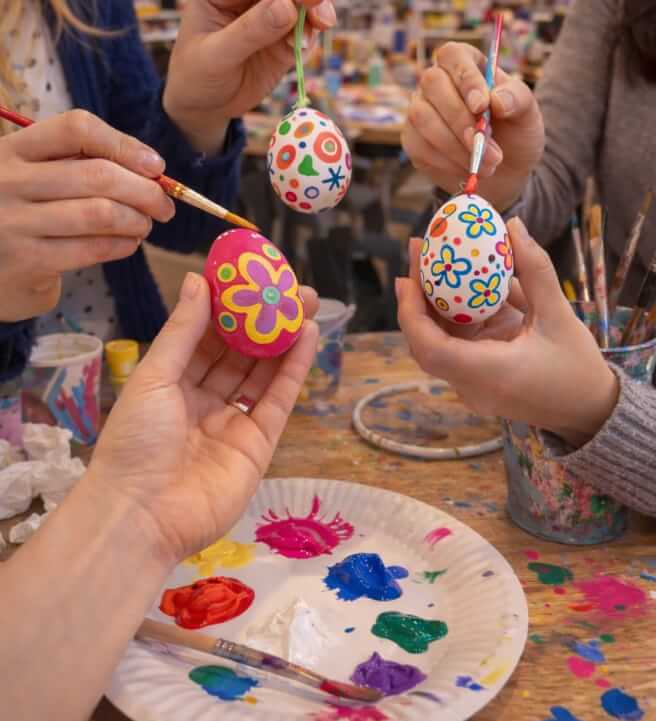 Easter Egg Painting: FreeFlow Special Class