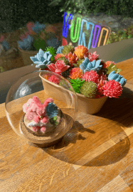 Easter Twist Stick Mini Bunny Terrarium DIY with FREE Matcha