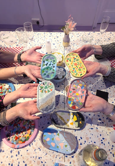 Eco Resin Craft Workshop: Terrazzo Bubble Trinket Dish