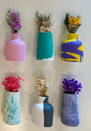 Eco Resin Mini Vases and Dried Flowers Bouquets Workshop