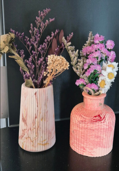 Eco Resin Mini Vases and Dried Flowers Bouquets Workshop