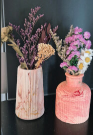 Eco Resin Mini Vases and Dried Flowers Bouquets Workshop