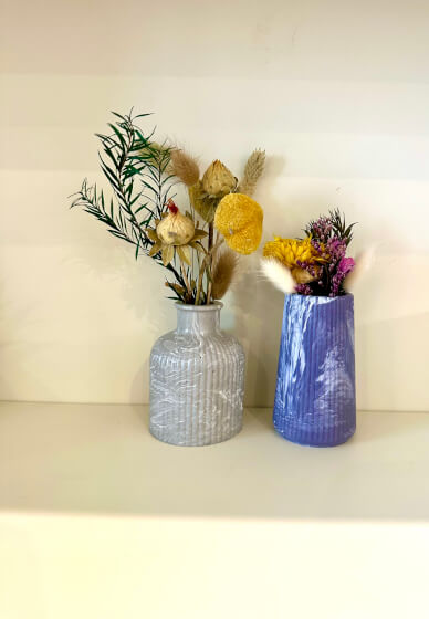 Eco Resin Mini Vases and Dried Flowers Bouquets Workshop