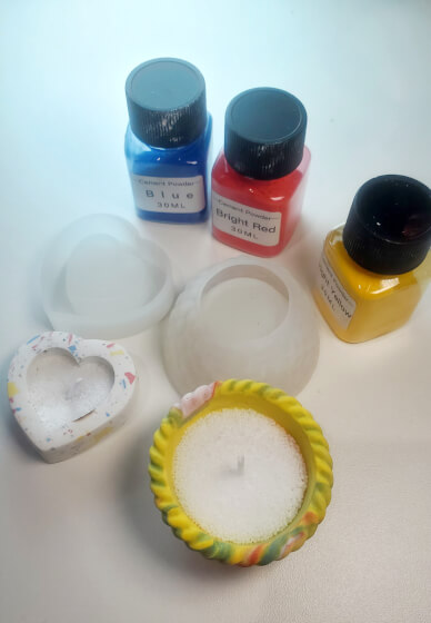 Eco Resin Terrazzo and Marble Candle Workshop