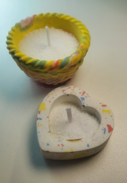 Eco Resin Terrazzo and Marble Candle Workshop