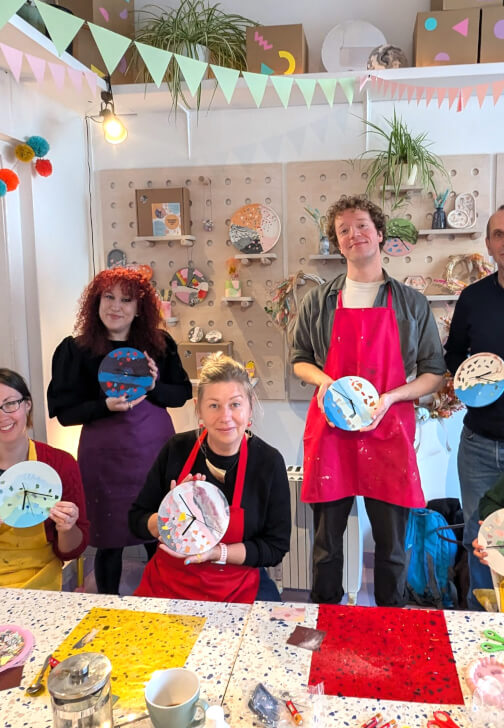 Eco-Resin Workshop: Pressed Flowers Clock