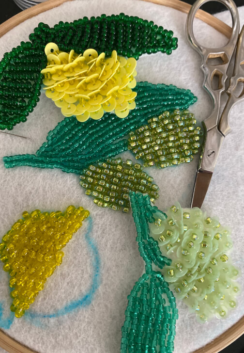 Embellished Levantine Fruits Applique Workshop
