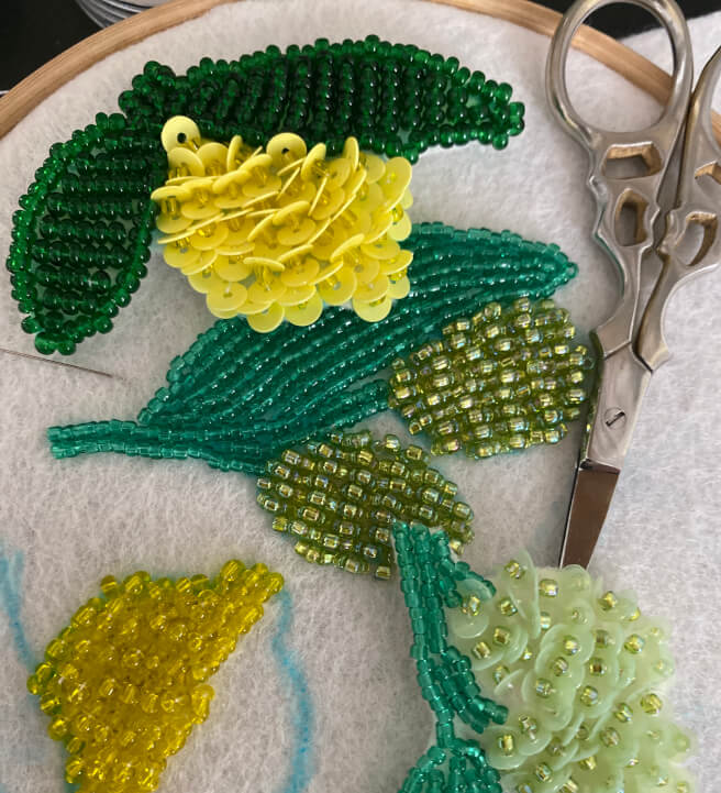 Embellished Levantine Fruits Applique Workshop