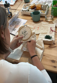 Embroider Your Own Linen Napkin Set – a Stitching Workshop