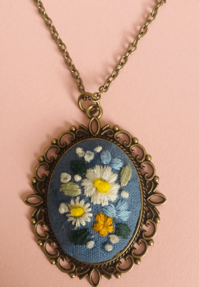 Embroidered Necklace Workshop