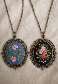 Embroidered Necklace Workshop