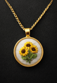 Embroidered Necklace Workshop