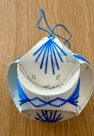 Embroidered Paper Bauble Workshop