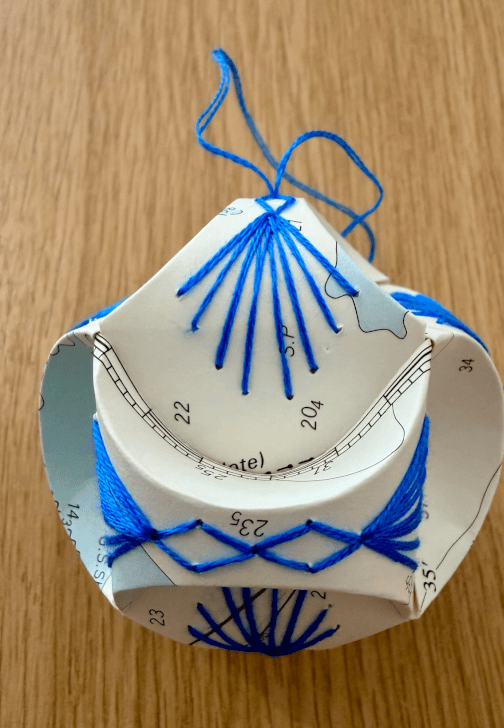 Embroidered Paper Bauble Workshop